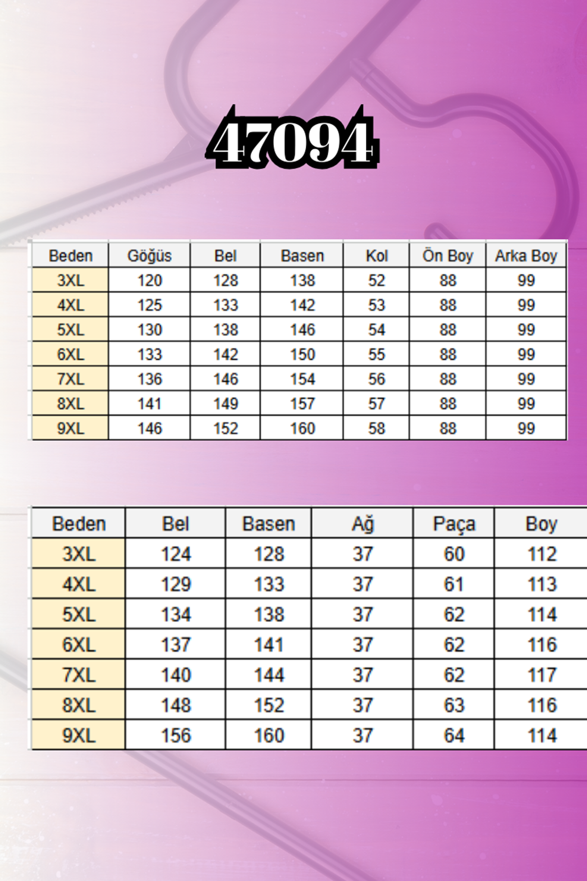 47094 Büyük Beden Boğazlı Yaka Pantolonlu Modal Takım - Kahve