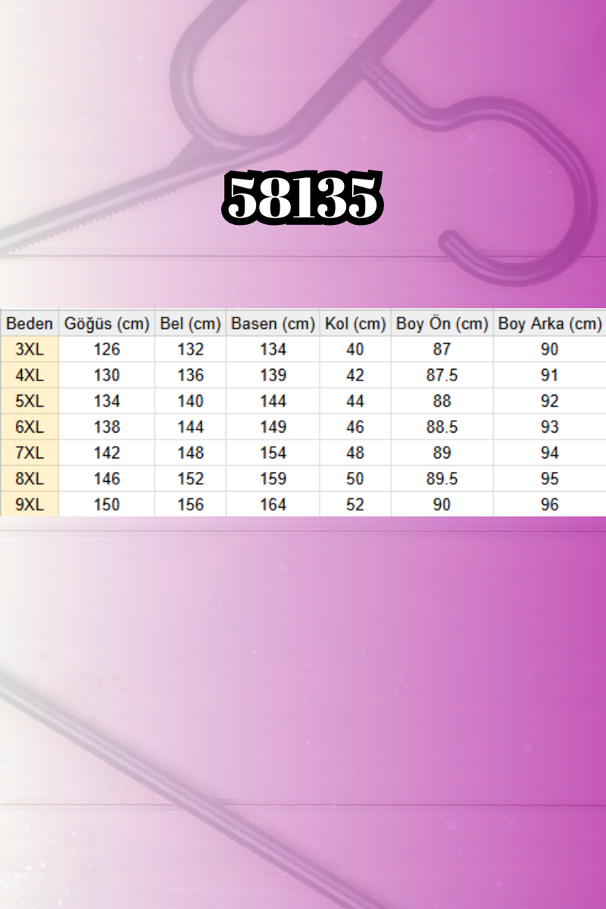 58135 Büyük Beden Kapşonlu Yarım Petlı Modal Tunik - Gül Kurusu