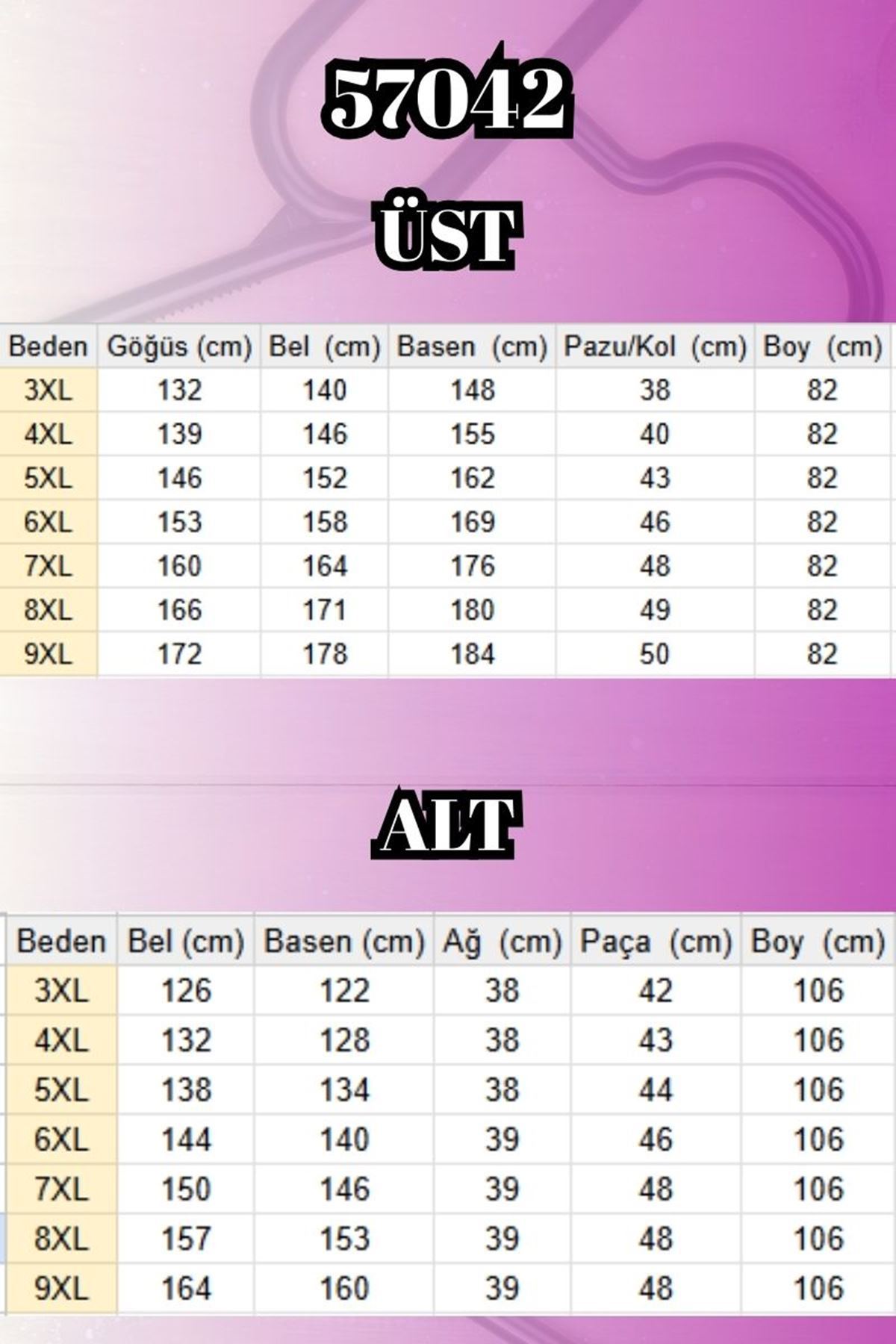 57042 Büyük Beden Yarım Patlı Çıtçıtlı Modal Pantolonlu Takım - Kahve