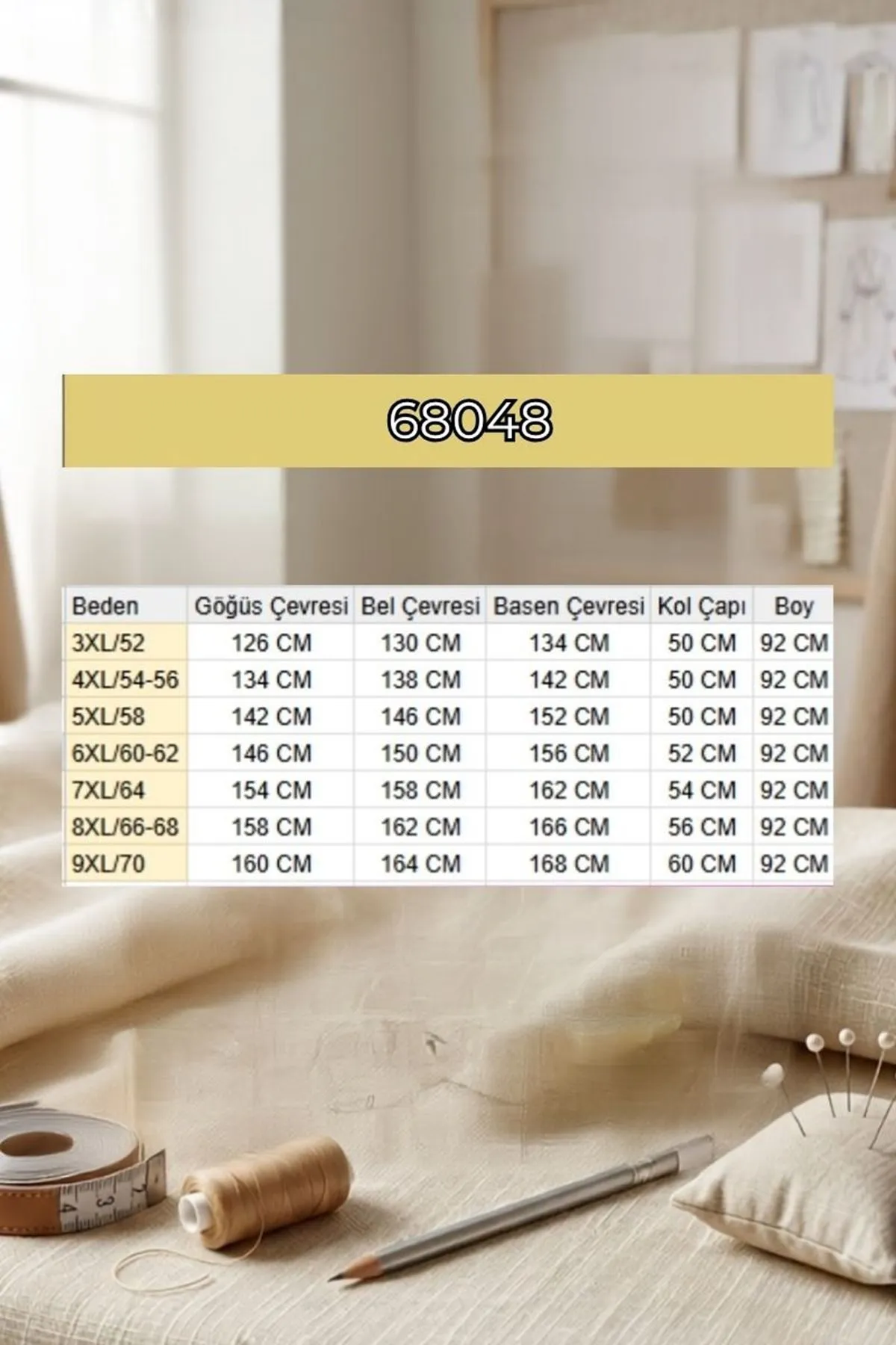 68048 Büyük Beden Kolları Lastikli Jakar Çilek Gömlek - Nefti