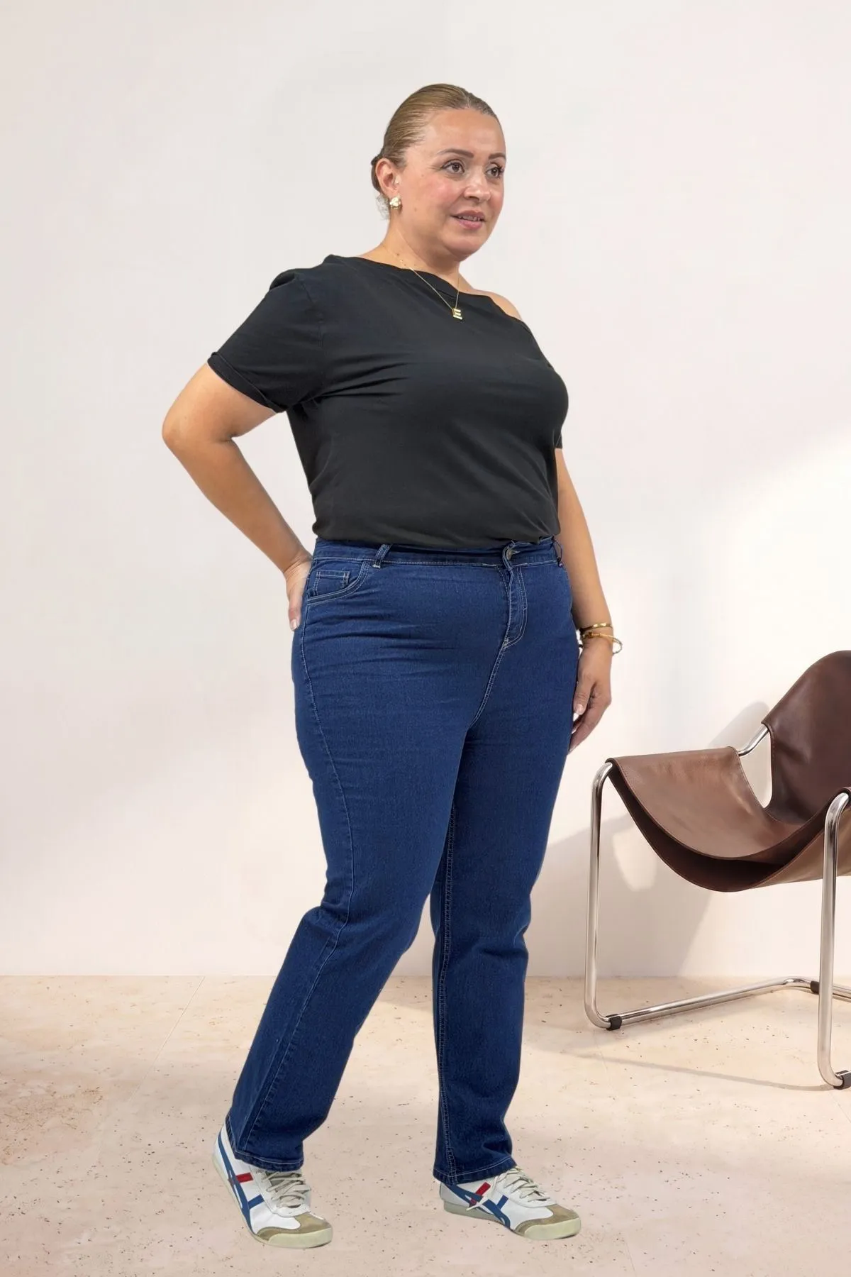 5053 Darpaça Kot Pantolon - Koyu Mavi