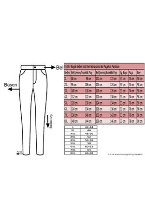 F-9142-3 Büyük Beden Mat Deri Görünümlü Bol Paça Kot Pantolon - Siyah