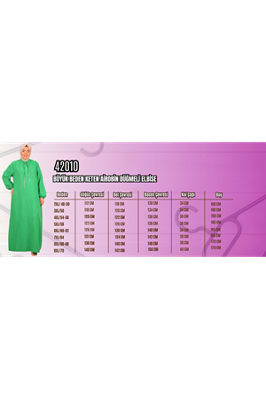 F-42010 Büyük Beden Keten Airobin Düğmeli Elbise-Bej