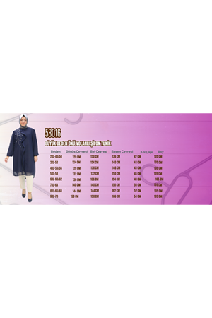 F-58016 Büyük Beden Önü Volanlı Şifon Tunik - Gül Kurusu