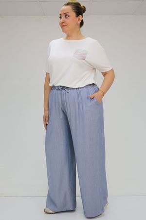 59006 Büyük Beden Bolpaça Xons  Pantolon  -  Lacivert