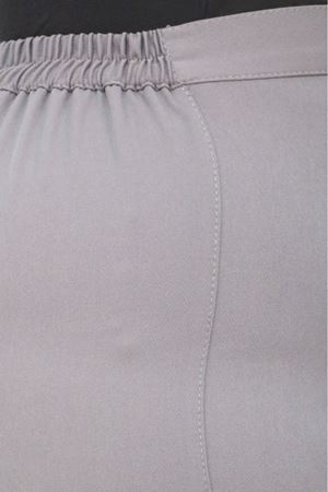 59010 Büyük Beden Beli Düğmeli Double Pantolon - Antrasit