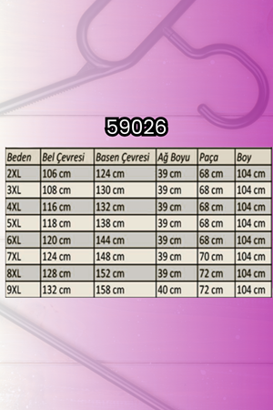 59026 Büyük Beden Beli Lastikli Modal Pantolon - Taba