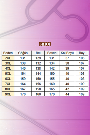 58101 Büyük Beden Düşükkol Mir Tunik - Mürdüm