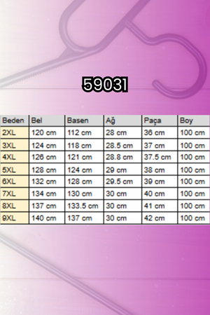 59031 Büyük Beden Paçası Yırtmaçlı Yırtmaçda Taş Detaylı Kot Pantolon - Soğuk Mavi
