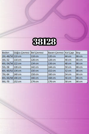 58128 Büyük Beden Baskı Detaylı Modal Tunik - İndigo