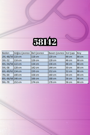 F-58142 Büyük Beden Kolları Manşetli Modal Tunik - Lacivert