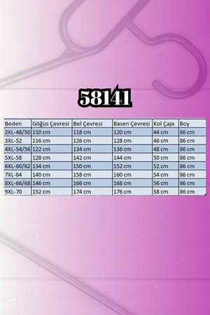 58141 Büyük Beden Önünde Kalp Baskılı Modal Tunik - İndigo