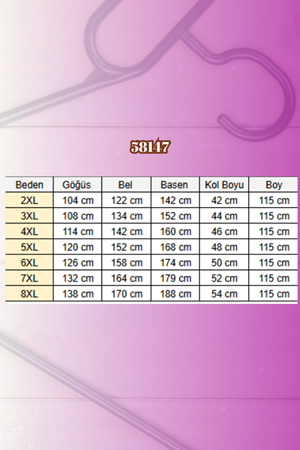 58147 Büyük Beden Mevlana Kesim Mir Tunik - Gül Kurusu