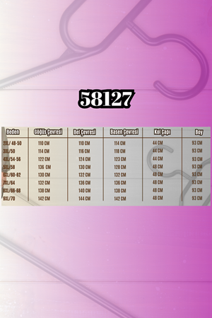 58127 Büyük Beden Hakim Yaka Aksesuar Detaylı Modal Tunik - Siyah