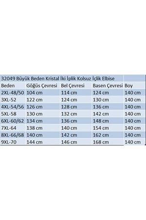 42050 Büyük Beden ModalKolsuz Elbise - Siyah