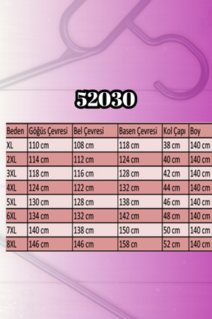 52030 Büyük Beden Kolu Lastikli Modal Elbise - Batik Mürdüm