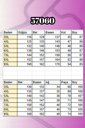 57060 Büyük Beden Omzu Şeritli Modal Pantolonlu Takım - İndigo