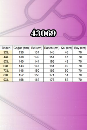 43069 Büyük Beden Eteği Ribanalı Üç İplik Ceket - Siyah