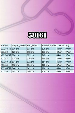 58161 Büyük Beden Basic Modal Tunik - İndigo