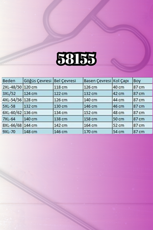 58155 Büyük Beden Kolları Lastikli Perçinli Mir Tunik - Bordo