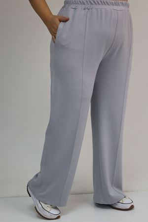 57304 Büyük Beden Ceketli Modal-Kapitone Üçlü Takım - Siyah-Gri