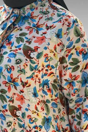 68015 Büyük Beden Mevlana Kesim Mango Gömlek - Desenli Taş