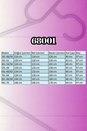 68001 Büyük Beden Önü Taş Baskı Detaylı Penye Tunik - Siyah