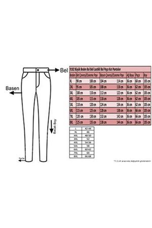 9182-9 Büyük Beden Beli Lastikli Bolpaça Kot Pantolon - Siyah