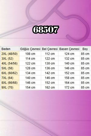 68507 Büyük Beden Uzun İnce Modal Tişört - Pembe