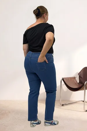 5053 Darpaça Kot Pantolon - Mavi