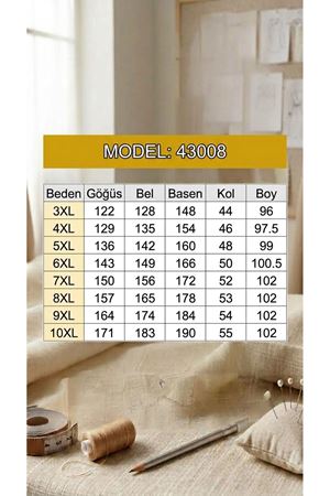 43008 Büyük Beden Penye Ceket - Koyu Kahve