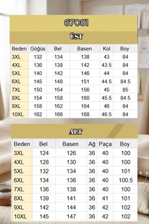 67081 Büyük Beden Pantolon Paçası Düğme Detaylı Düşük Kol Modal Takım - Bordo