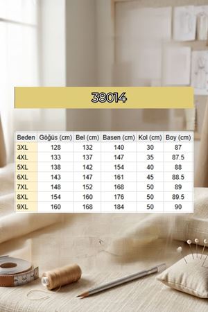 38014 Büyük Beden Basic Penye Tunik - Kahve