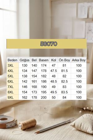 58070 Büyük Beden Asimetrik Kesim Penye Tunik - Siyah