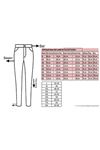 9109 Büyük Beden Beli Lastikli Dar Paça Kot Pantalon- Antrasit
