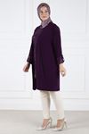 S-Büyük Beden Tesettür İkili Takım 45009 Mürdüm