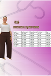 59014 Büyük Beden Beli Lastikli Bolpaça Pantolon - Hardal