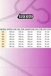 48089 Büyük Beden Beyoğlu Taşlı Modal Tunik - Siyah